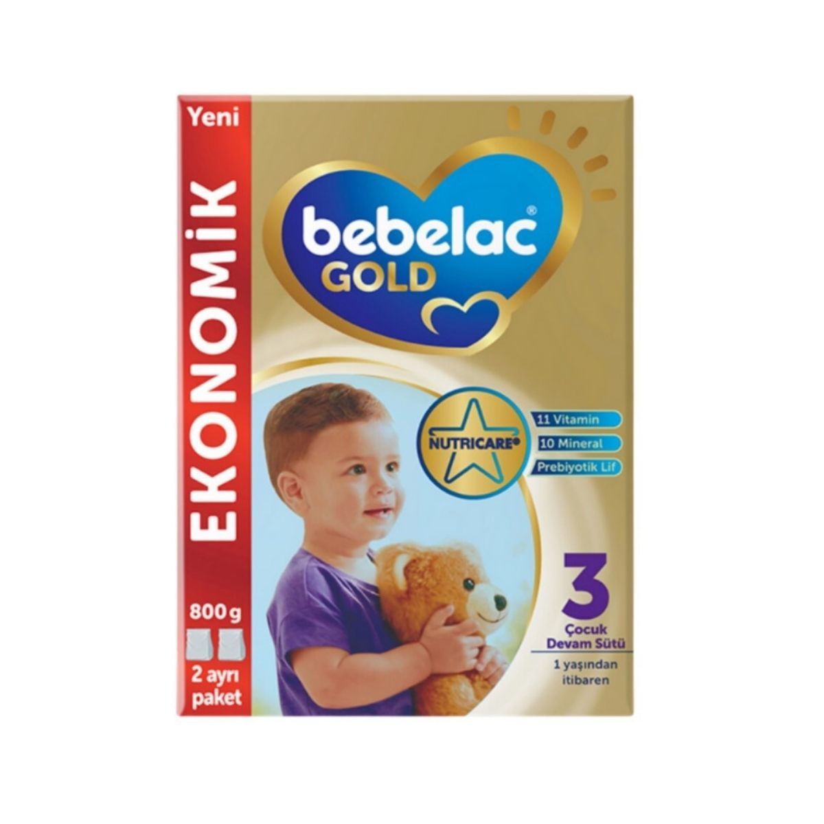 Bebelac Gold 3 Çocuk Devam Sütü 800 gr