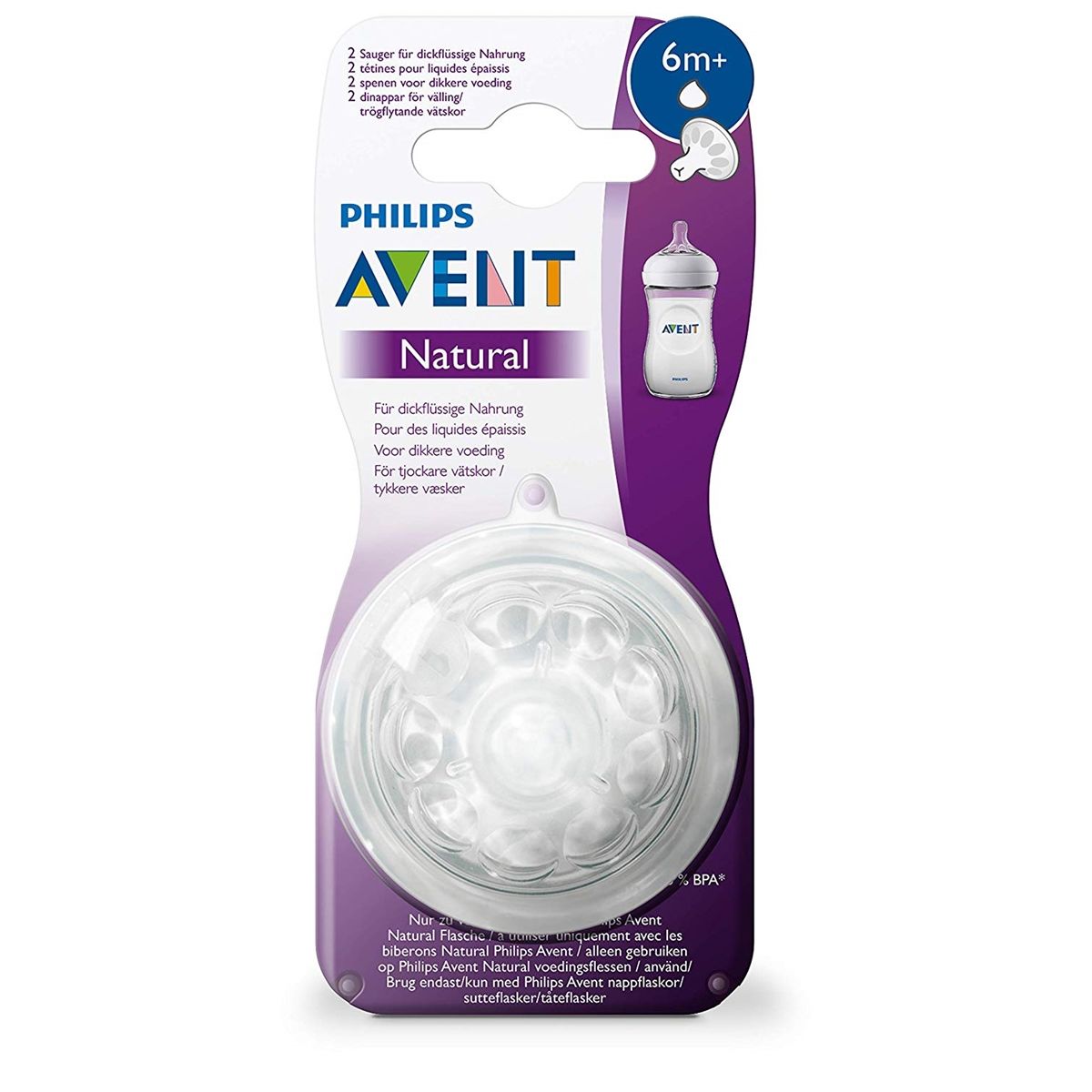 Avent Y Kesik 6+ Natural Biberon Emziği