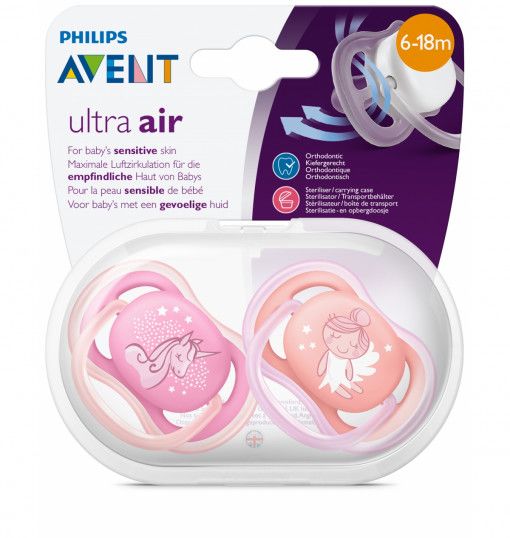Avent Ultra Air Kız Emzik 18+ Ay