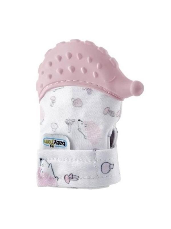 BABYJEM 612 DİŞ KAŞIYICI ELDİVEN KİRPİ PEMBE 61203