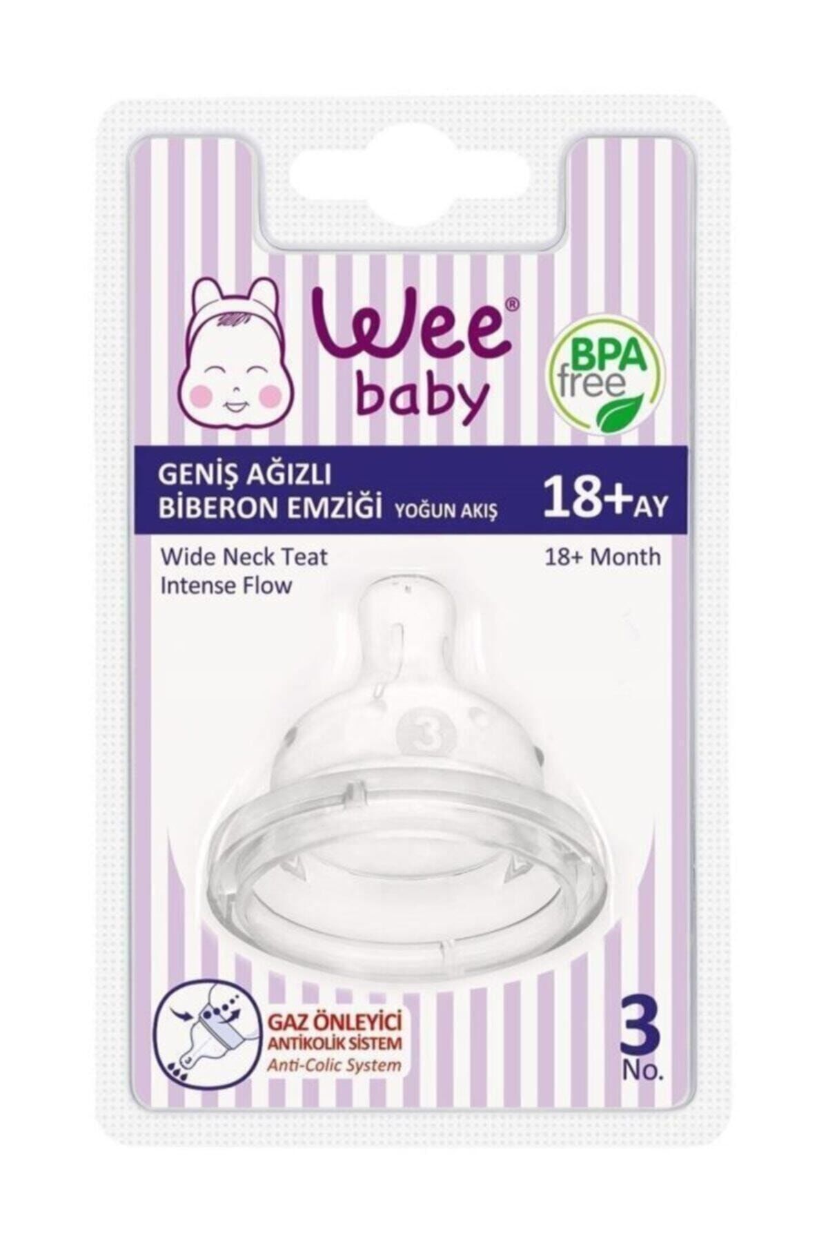 Wee 18+ Klasik Geniş Ağızlı Biberon Emziği