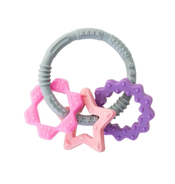 BABYJEM 807 SİLİKON HALKA DİŞLİK PEMBE 80702