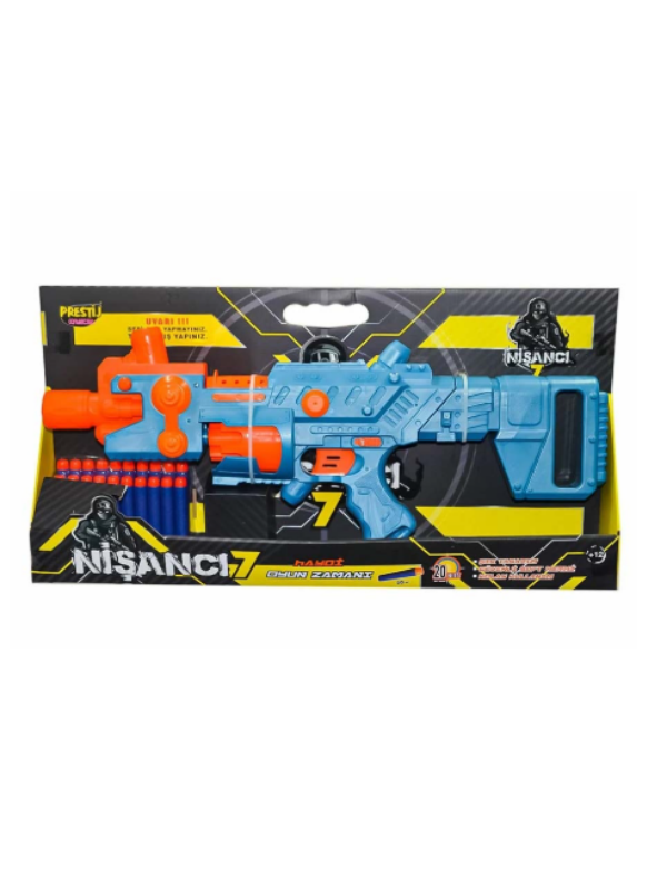 Kartelalı Nişancı 7 Pilli Dart Atıcı
