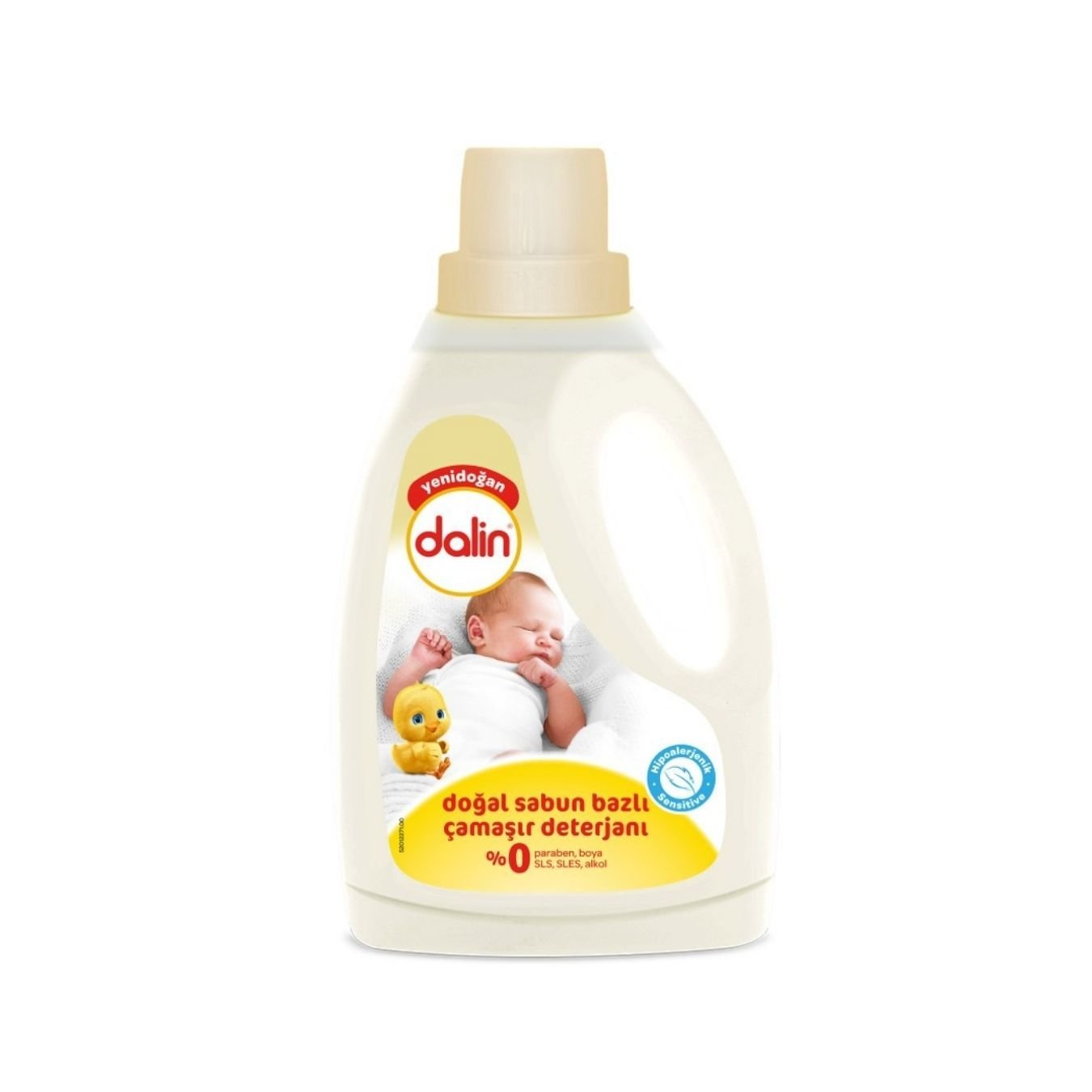 Dalin Doğal Sabun Bazlı Yenidoğan Sıvı Çamaşır Deterjanı 1500 ml