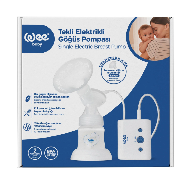 Wee Baby Tekli Elektirikli Göğüs Pompası Kod: 444 BABY