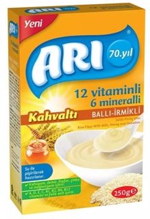 Arı 12 Vitaminli 6 Mineralli 7 Tahıllı Ballı İrmikli Ek Gıda 200 gr