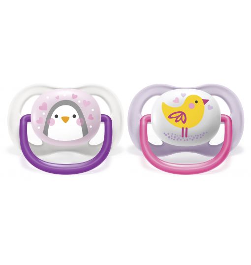 Avent Ultra Air Animals Kız Emzik 0-6 Ay