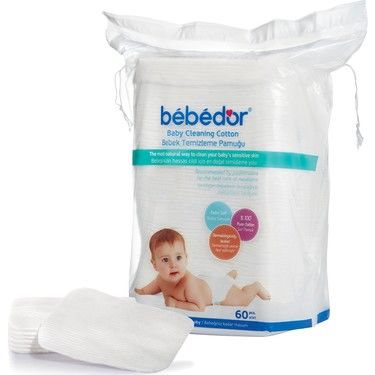 Bebedor Bebek Temizleme Pamuğu 60 Adet