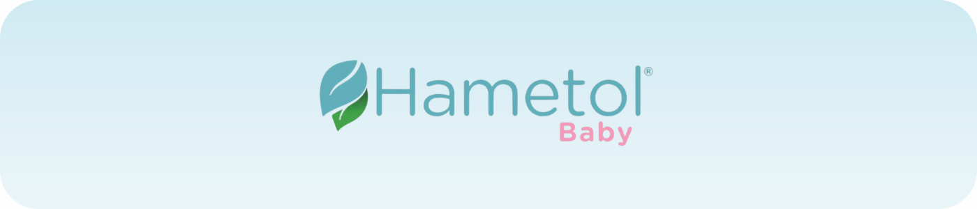 Hametol baby logo banner