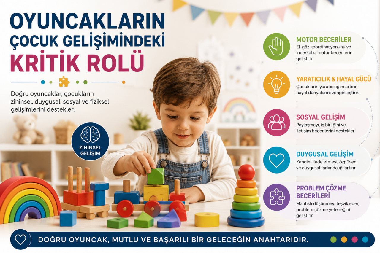 Oyuncakların Çocuk Gelişimindeki Kritik Rolü