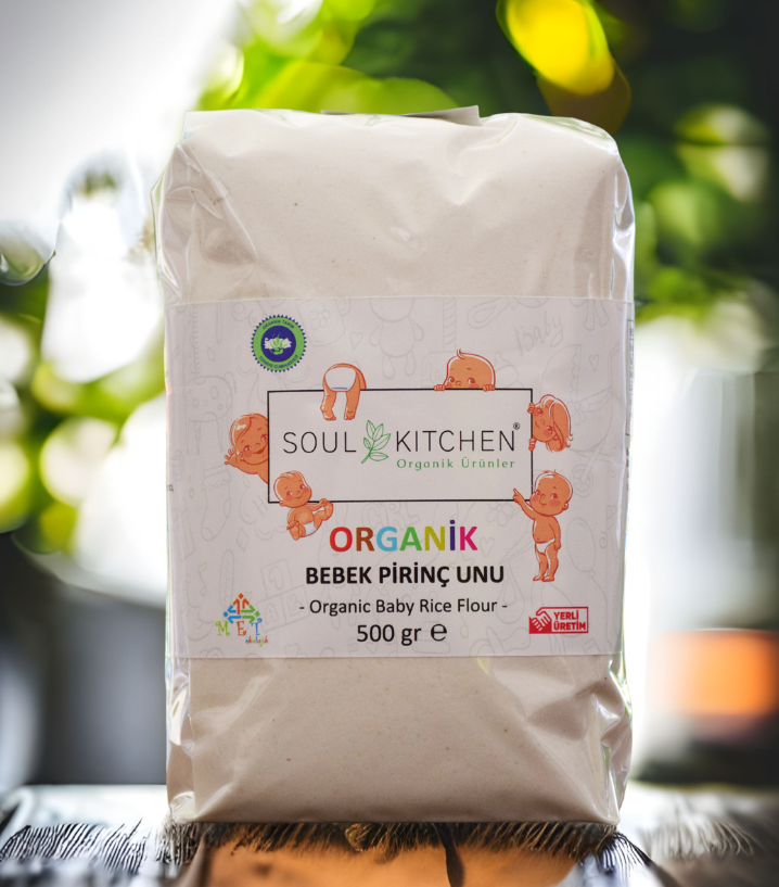 Soul Kitchen Organik Bebek Pirinç Unu 500GR
