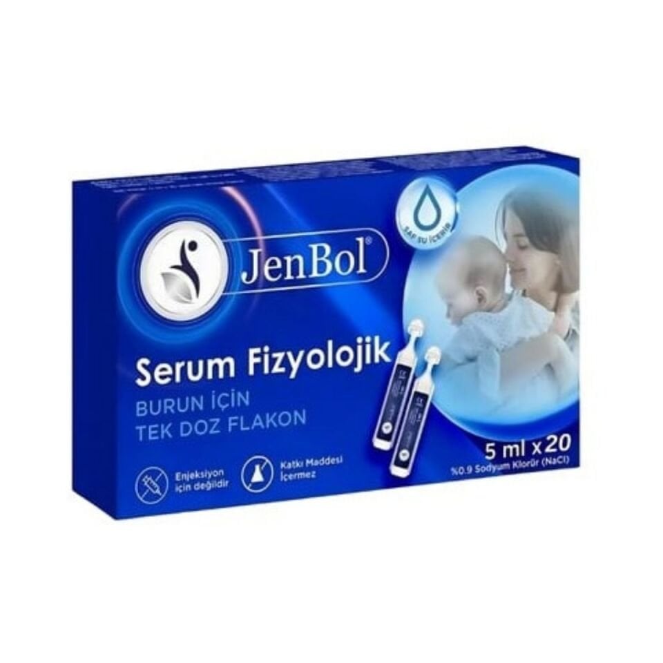 Jenbol Fizyolojik Serum 5 ml x 20 Flakon