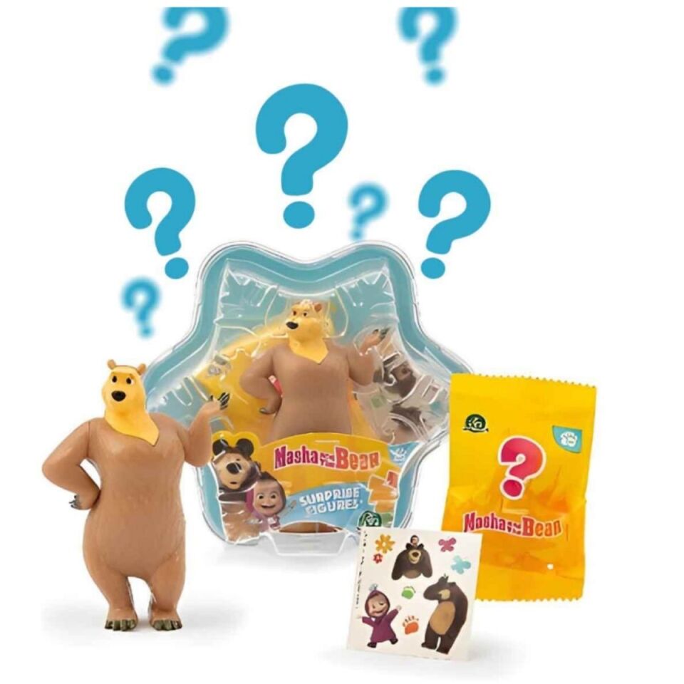 Masha ile Koca Ayı Figürlü Kartanesi Paketi