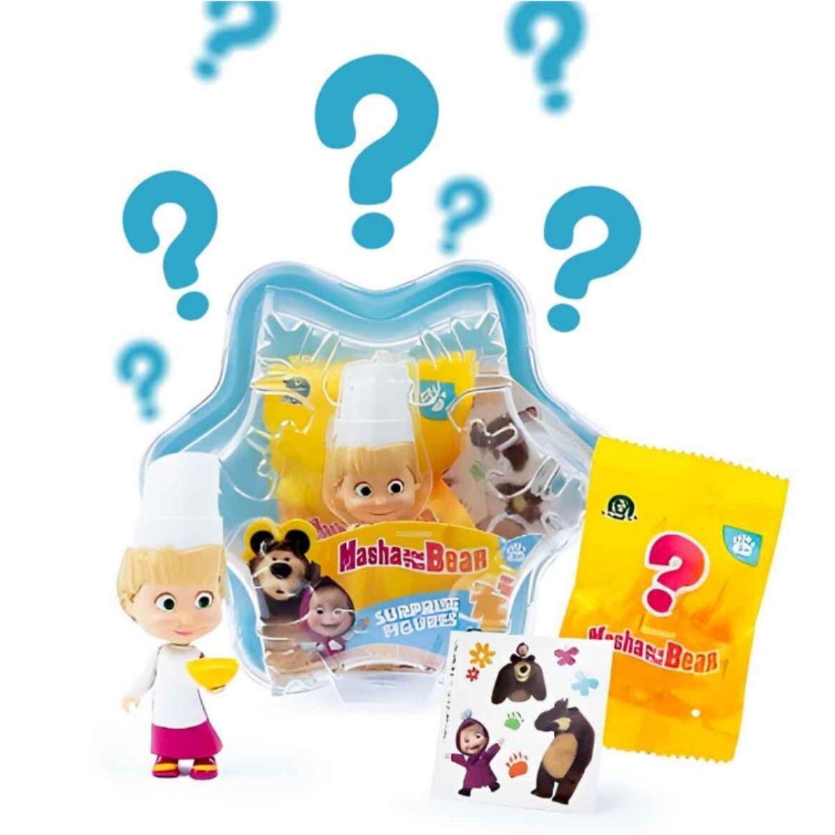 Masha ile Koca Ayı Figürlü Kartanesi Paketi