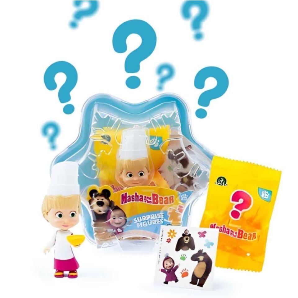 Masha ile Koca Ayı Figürlü Kartanesi Paketi