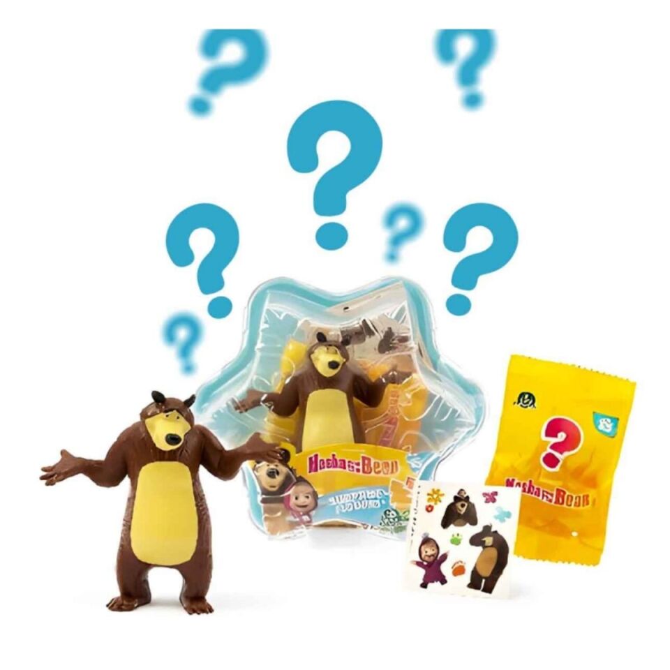 Masha ile Koca Ayı Figürlü Kartanesi Paketi
