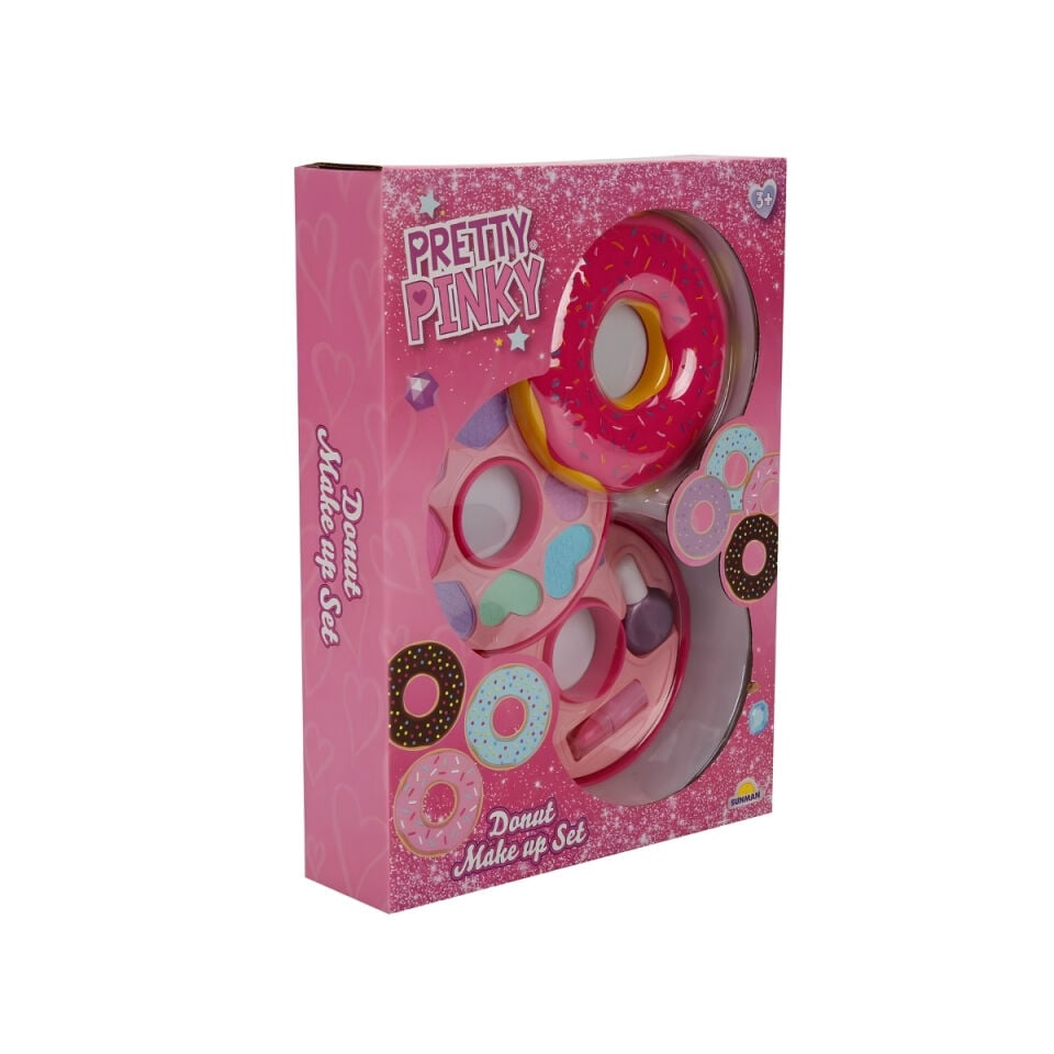 Donut Şekilli 2 Katlı Makyaj Güzellik Seti 70635