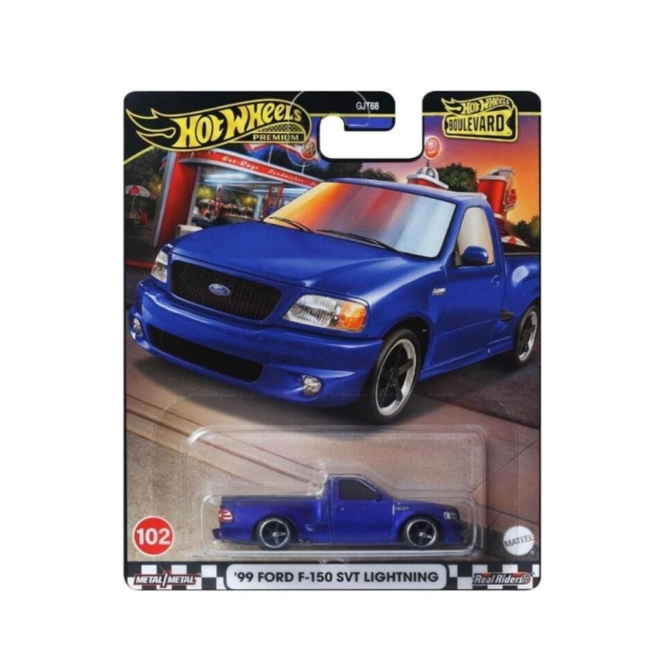 Hot Wheels 99 Ford F-150 SVT Lightning GJT68