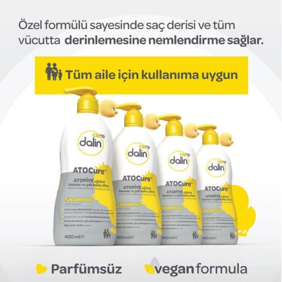 Dalin Ato Cure Atopiye Shampoo 400 Ml