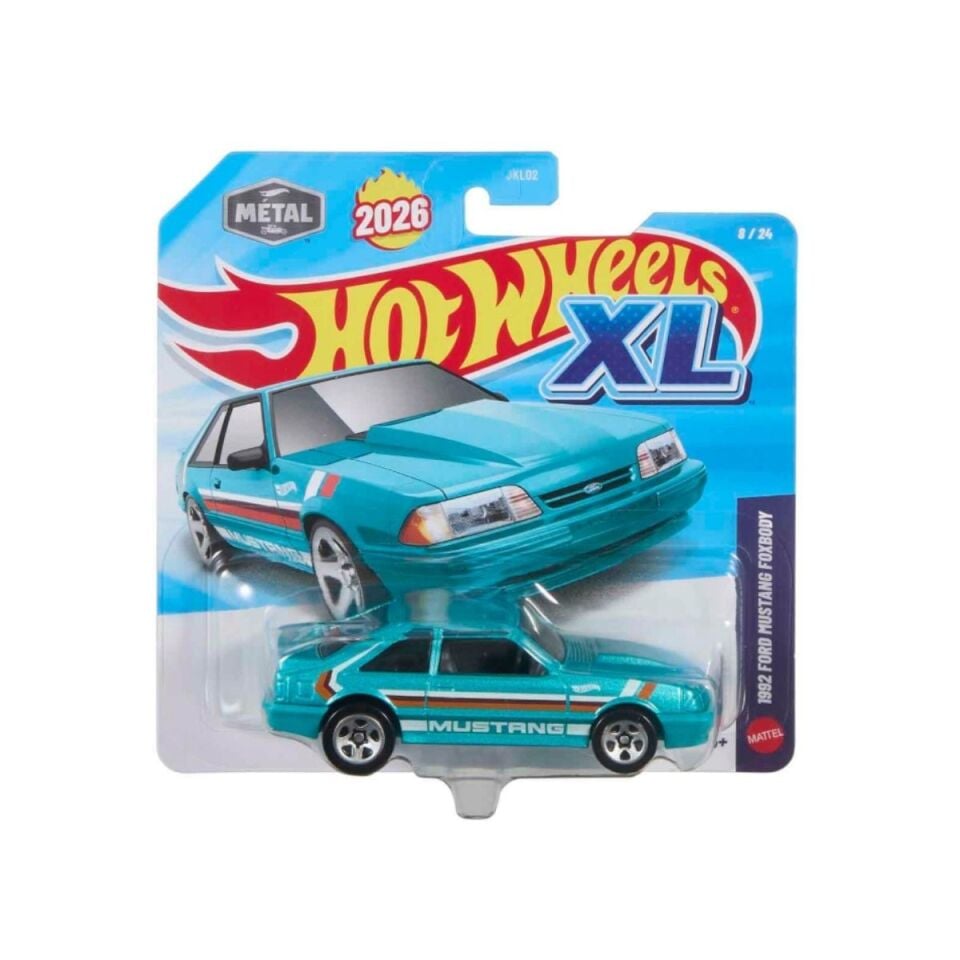 Hot Wheels XL 1992 Ford Mustang Foxbody JKL02