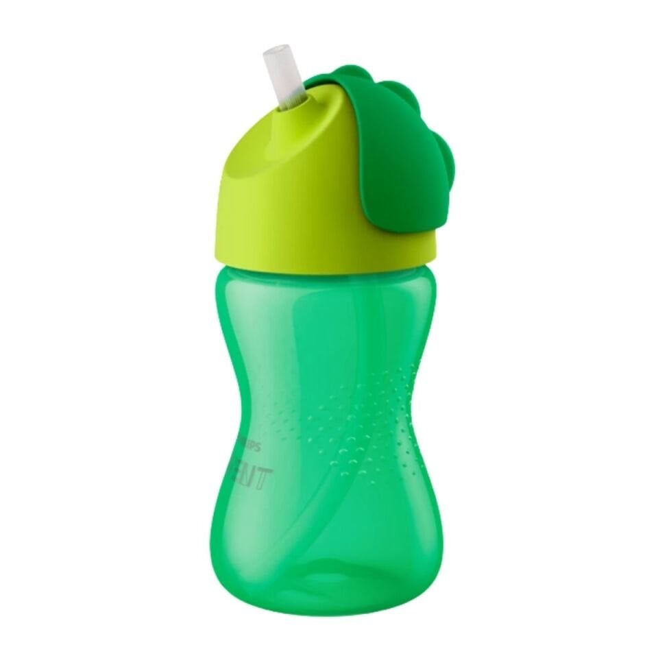 AVENT YENİ DESENLİ PİPETLİ BARDAK 300 ML ERKEK YEŞ