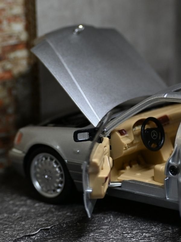 MERCEDES S320 MODEL ARABA 1:24 GRİ