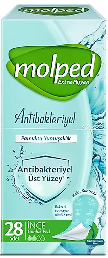 Molped Antibacterial Günlük Ped 28 Adet