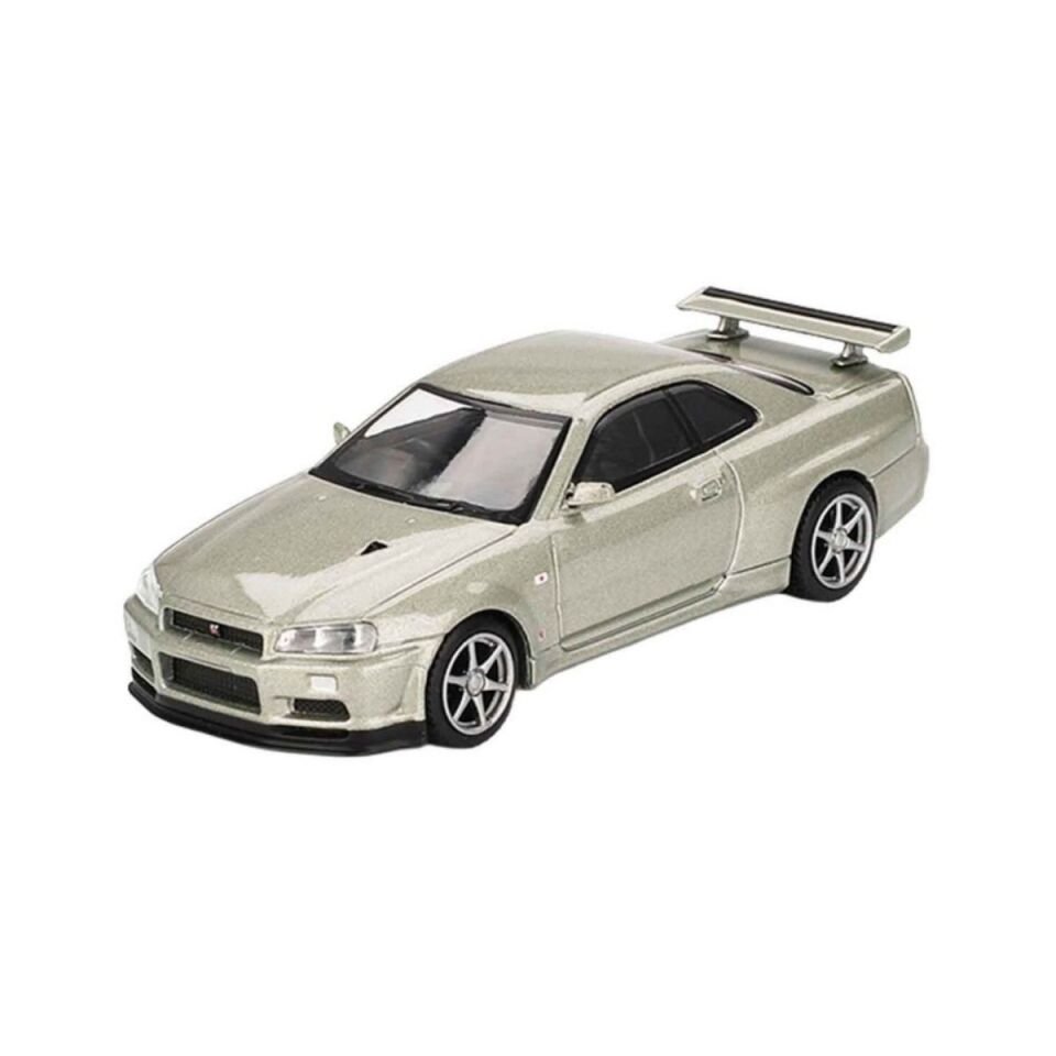 Mini GT Nissan Skyline GTR R34 1:64 Metal Araba