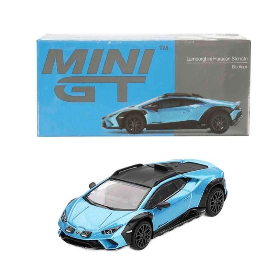 Mini GT Lamborghini Huracan Sterrato Metal Araba