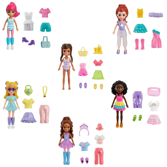 Polly Pocket PP MODA AKSESUARLARI OYUN SETI 6