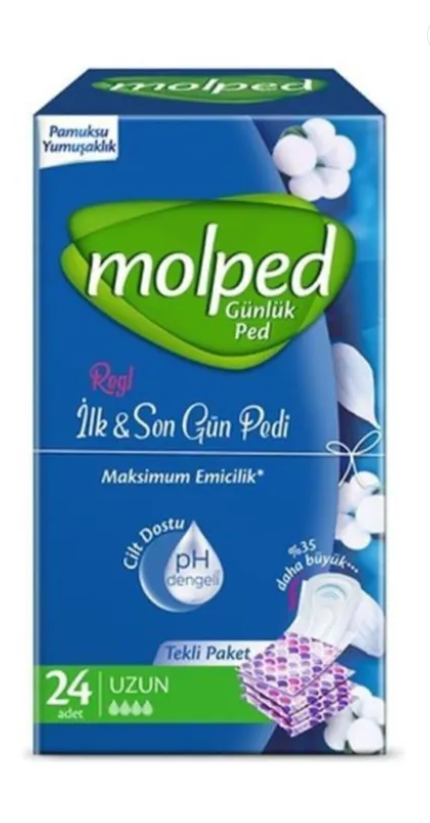 Molped İlk Son Gün Pedi Uzun 16'Lı