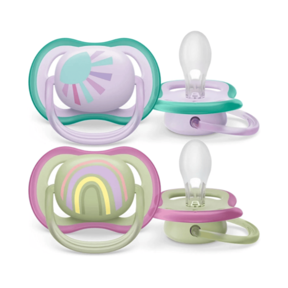 AVENT Ultra Air Emzik 0-6 Ay Kız 2’li