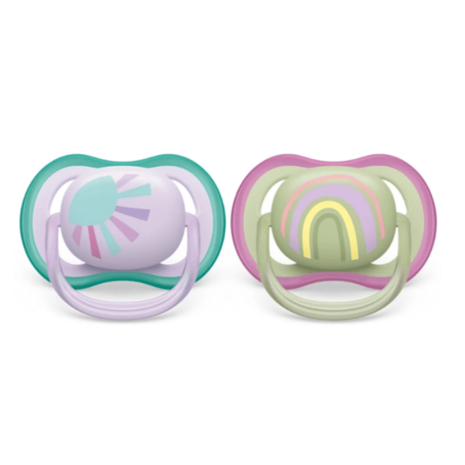 AVENT Ultra Air Emzik 0-6 Ay Kız 2’li
