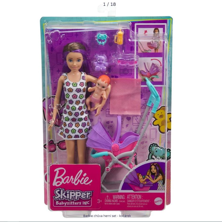 BARBIE BEBEK BAKICILIGI OYUN SETI 3