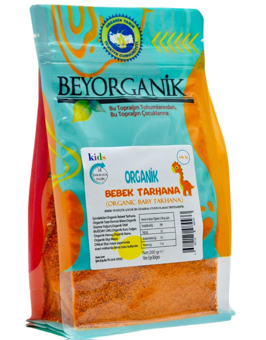 BEYORGANİK Organik Bebek Tarhanası Probiyotik 200gr BEBEK-TARHANA-200-1, one size