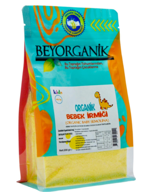 BEYORGANİK Organik Bebek İrmik 200gr