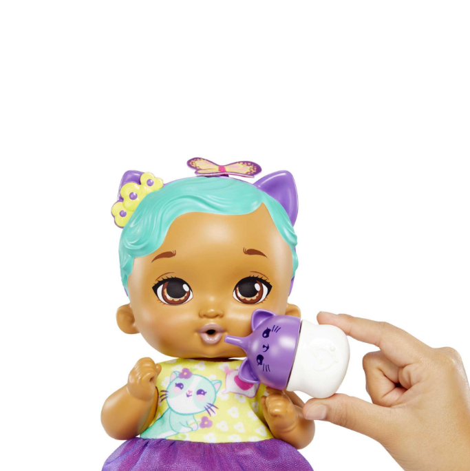 YAVRU KEDI BEBEGIMIN BAKIM ZAMANI MAVI SACLI BEBEK 2