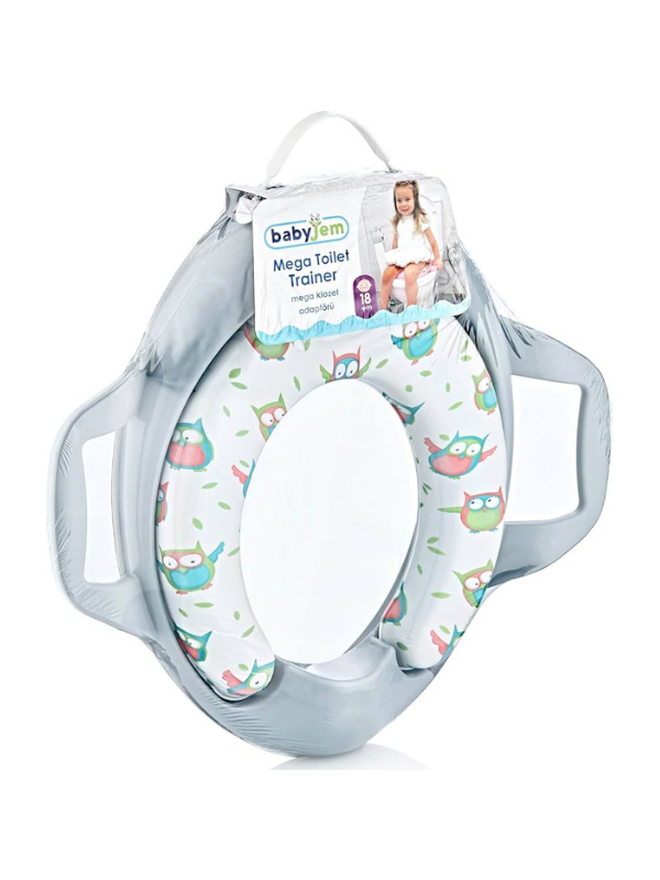 BABYJEM 064 MEGA KLOZET ADAPTÖRÜ SOFT GRİ 06402