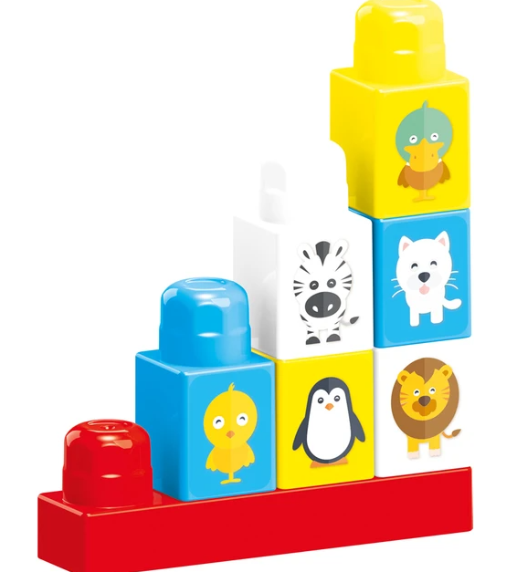 Dolu Baskılı Torbada Büyük Bloklar 100 Parça 5020