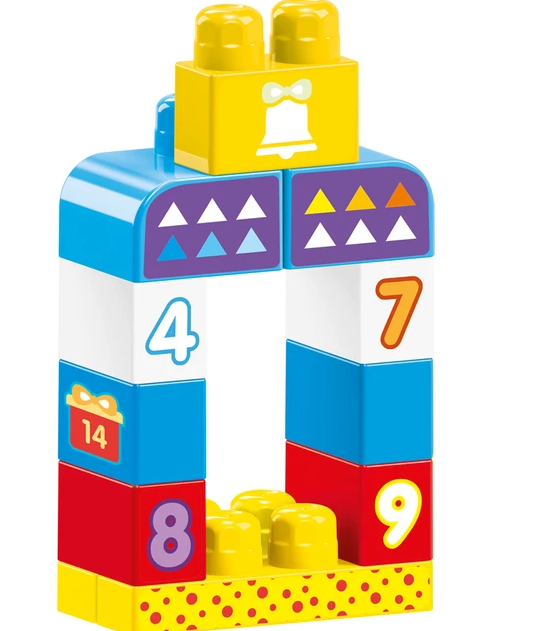 Dolu Baskılı Torbada Büyük Bloklar 100 Parça 5020