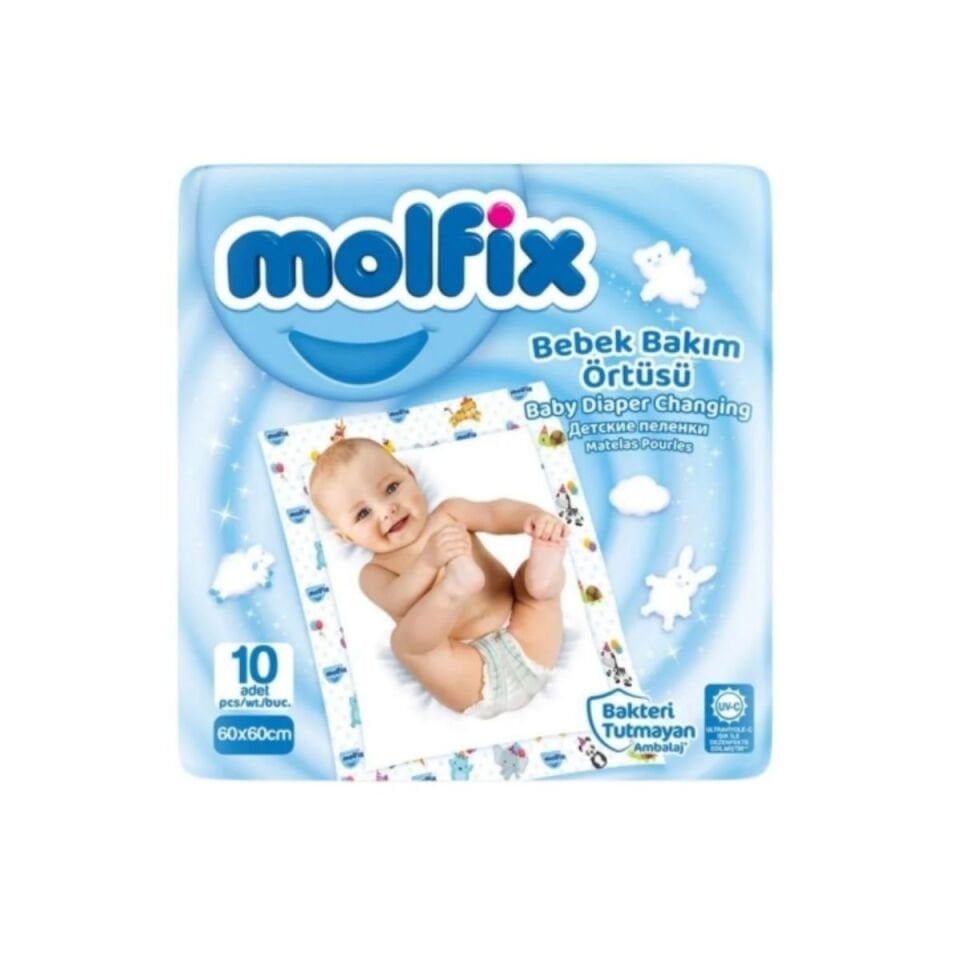 Molfix Bebek Bakım Örtüsü 10'lu