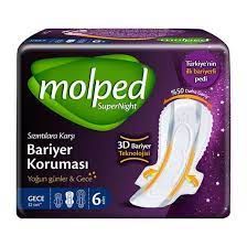 Molped  Super Night Gece Ped 6'lı