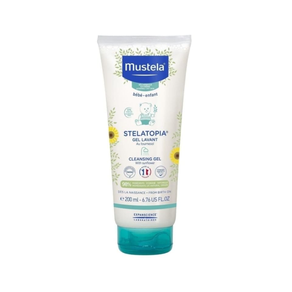 Mustela  Stelatopia Gel Lavant Çok Kuru Cilt Bebek Şampuanı 200 ml