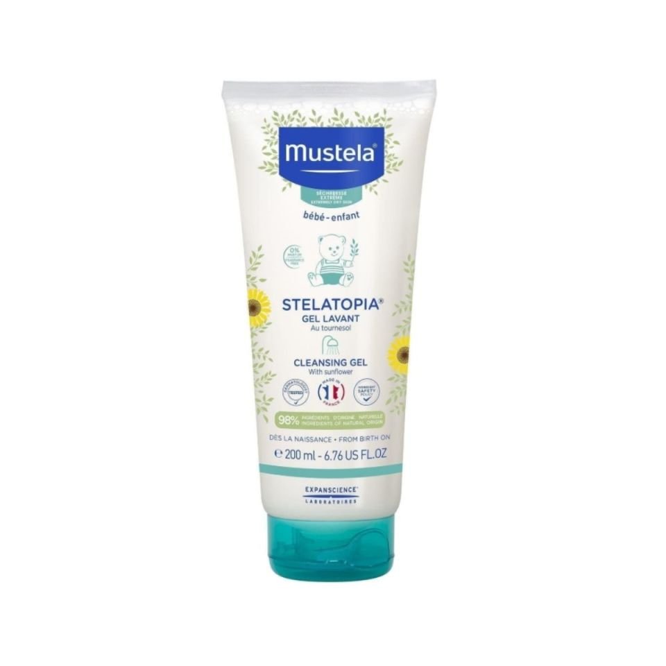 Mustela  Stelatopia Gel Lavant Çok Kuru Cilt Bebek Şampuanı 200 ml