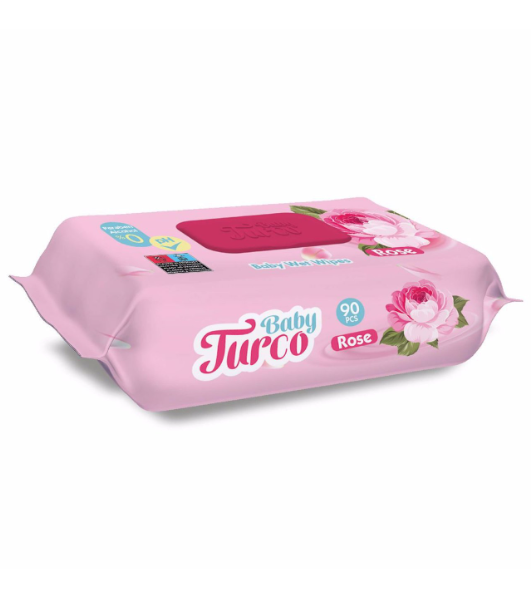 Babyturco Rose Islak Mendil 90'lı