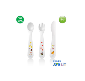 Avent Philips Catal Kasik ve Bicak Seti 18 Ay