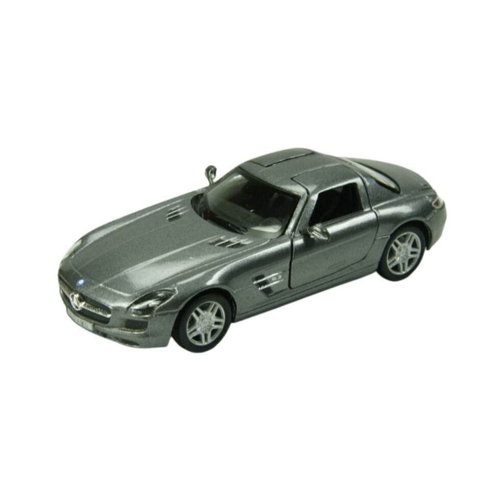 Mercedes SLS AMG Metal Araba 1:36 Koyu Gri