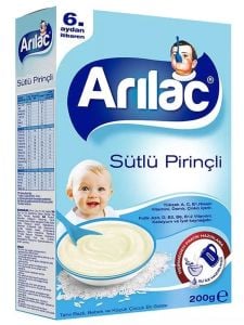 Arılac Ek Gıda Sütlü Pirinçli 200 g