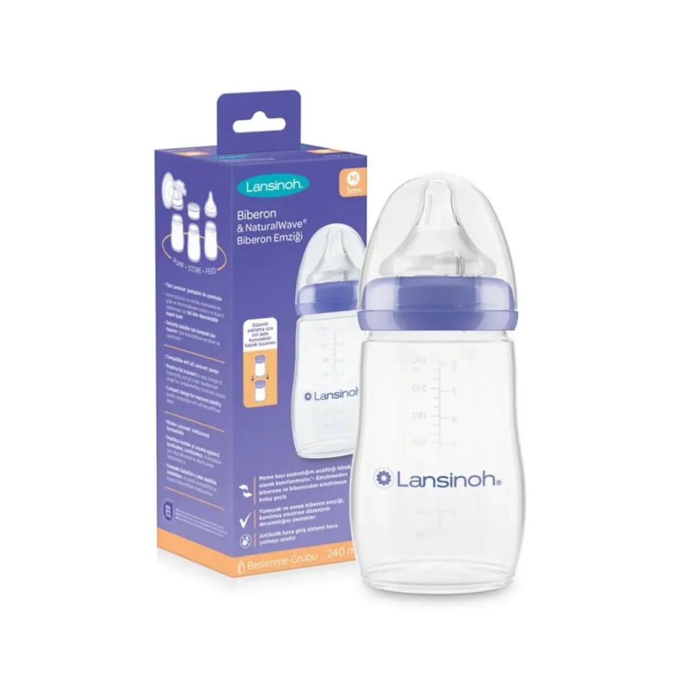 Lansinoh Natural PP Biberon 240ml