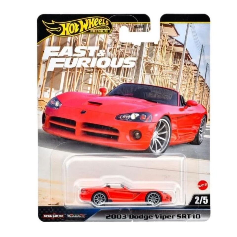 Hot Wheels Hızlı Ve Öfkeli 2003 Dodge Viper SRT10 Premium